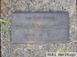 William Earl Lowden