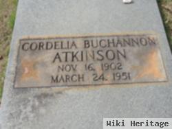 Cordelia Henrietta Buchannon Atkinson