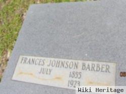 Frances "fannie" Johnson Barber