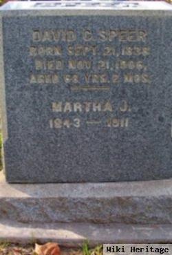 Martha J. Snider Speer