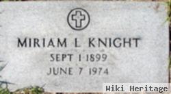 Miriam L Knight