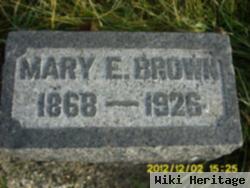 Mary E Brown