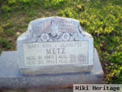 Mary Ann Metz