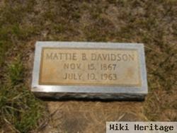 Martha "mattie" Beall Davidson