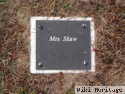 Mrs Shaw