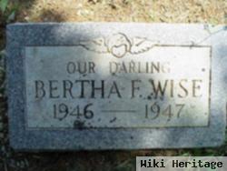 Bertha F Wise