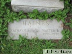 Kathryn A Haines