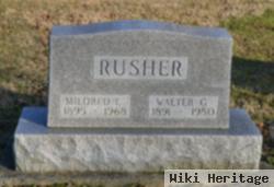 Walter G Rusher