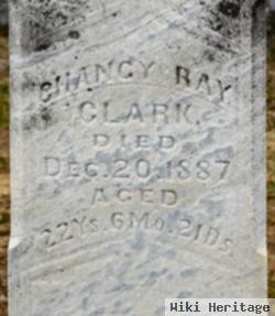 Chancy Ray Clark