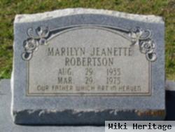 Marilyn Jeanette Robertson