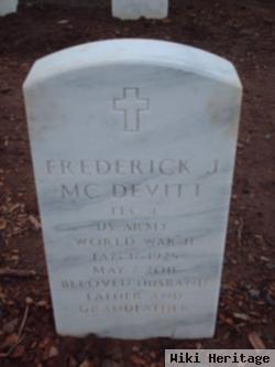 Frederick J Mc Devitt