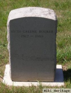 Ruth Greene Booker