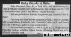 Ruby Louise Sanders Ritter