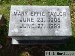 Mary Effie Taylor