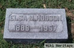 Elsa M Hodson