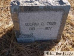 Edward D Crum