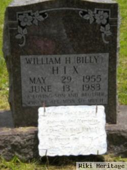 William H "billy" Hix