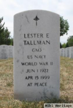 Lester E Tallman