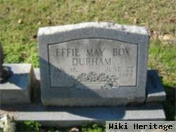Effie May Box Durham