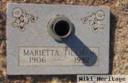 Marietta Tillman