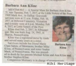 Barbara Ann Kline