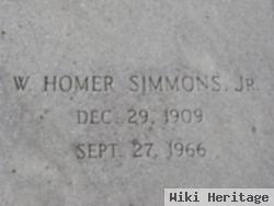 W Homer Simmons, Jr