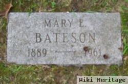 Mary E Bateson