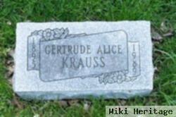 Gertrude Alice Krauss