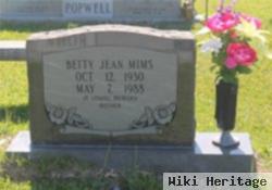 Betty Jean Mims