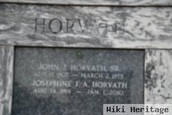 John J Horvath, Sr