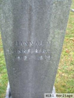 Hannah M Dunkelberger