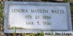 Lenora Matilda Stalvey Watts