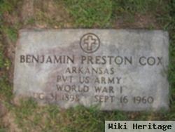 Benjamin Preston Cox