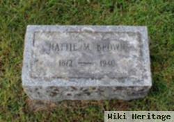 Hattie M Brown