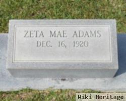 Zeta Mae Adams