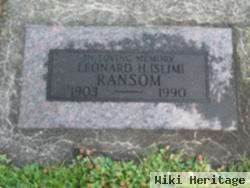 Leonard H. "slim" Ransom