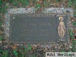 Alice Ann Poston