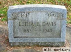 Letha E. Hendershot Davis