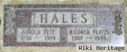 Mildred H. Platts Hales