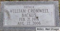 William Cromwell "bill" Backus, Sr