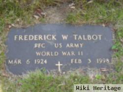 Pfc Frederick Warren Talbot
