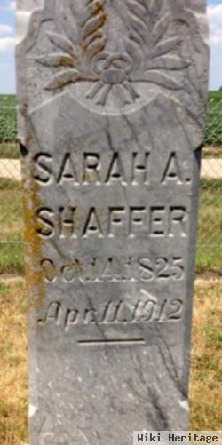 Sarah Ann Wykoff Shaffer