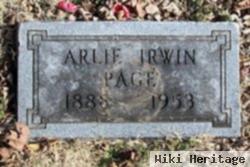 Arlie Irwin Page