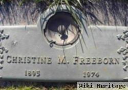 Christine M Freeborn