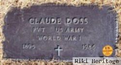 Claude H Doss