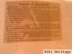 Carrie Williams Hatchell