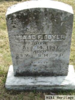 Isaac F Boyer