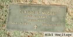 Claud Lee Mcgee