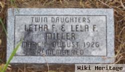 Letha F. Miller