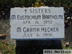 Sr M Gratia Hecker